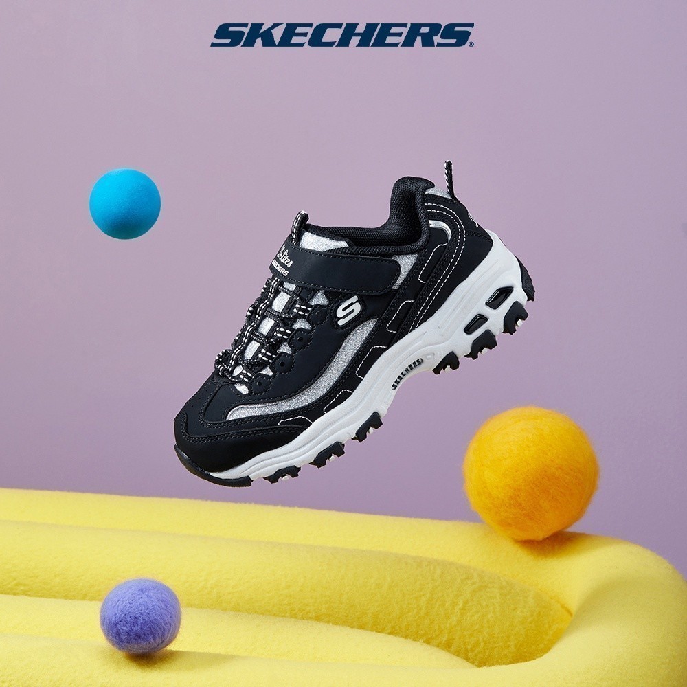Skechers สเก็ตเชอร์ส รองเท้า เด็กผู้หญิง Sport D'Lites Shoes - 664151L-BLK