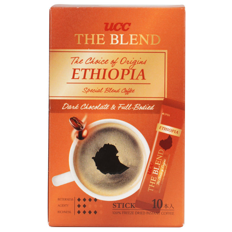 Fast Delivery 🛵 ยูซีซีเดอะเบลนเอธิโอเปียกาแฟสำเร็จรูป 10สติ๊ก 20กรัม  ☑  UCC The Blend Ethiopia Instant Coffee 10 Stick