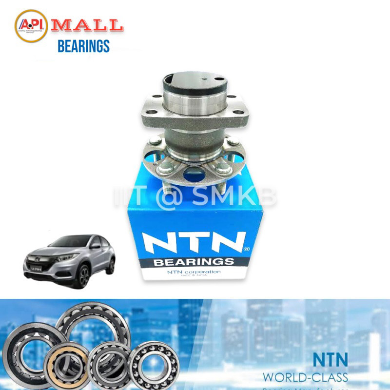 NTN แท้ ABS ลูกปืนล้อหลัง HONDA HRV 5สกรู ดุมลูกปืนล้อ ฮอนด้า เอชอาร์วี 15-20 HUB790T-1 (HUB484T-3)