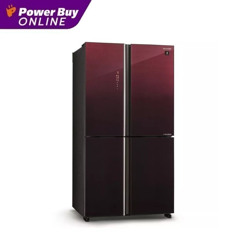 SHARP ตู้เย็น 4 ประตู (20.2 คิว, สีน้ำตาล) รุ่น SJ-FX57GP-BR