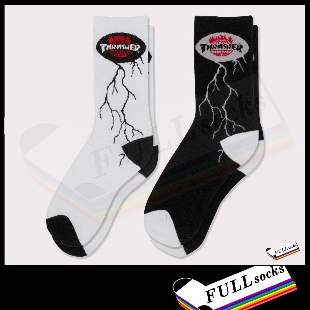 ถุงเท้า แทรชเชอร์ ขนาด Free Size Thrasher socks