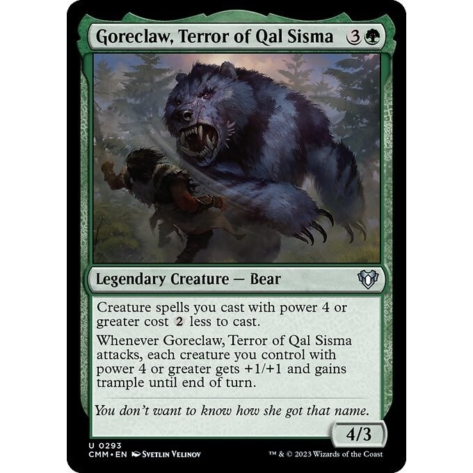 [Commander Masters] – [CMM] – [Goreclaw, Terror of Qal Sisma] – (U) – [2023]