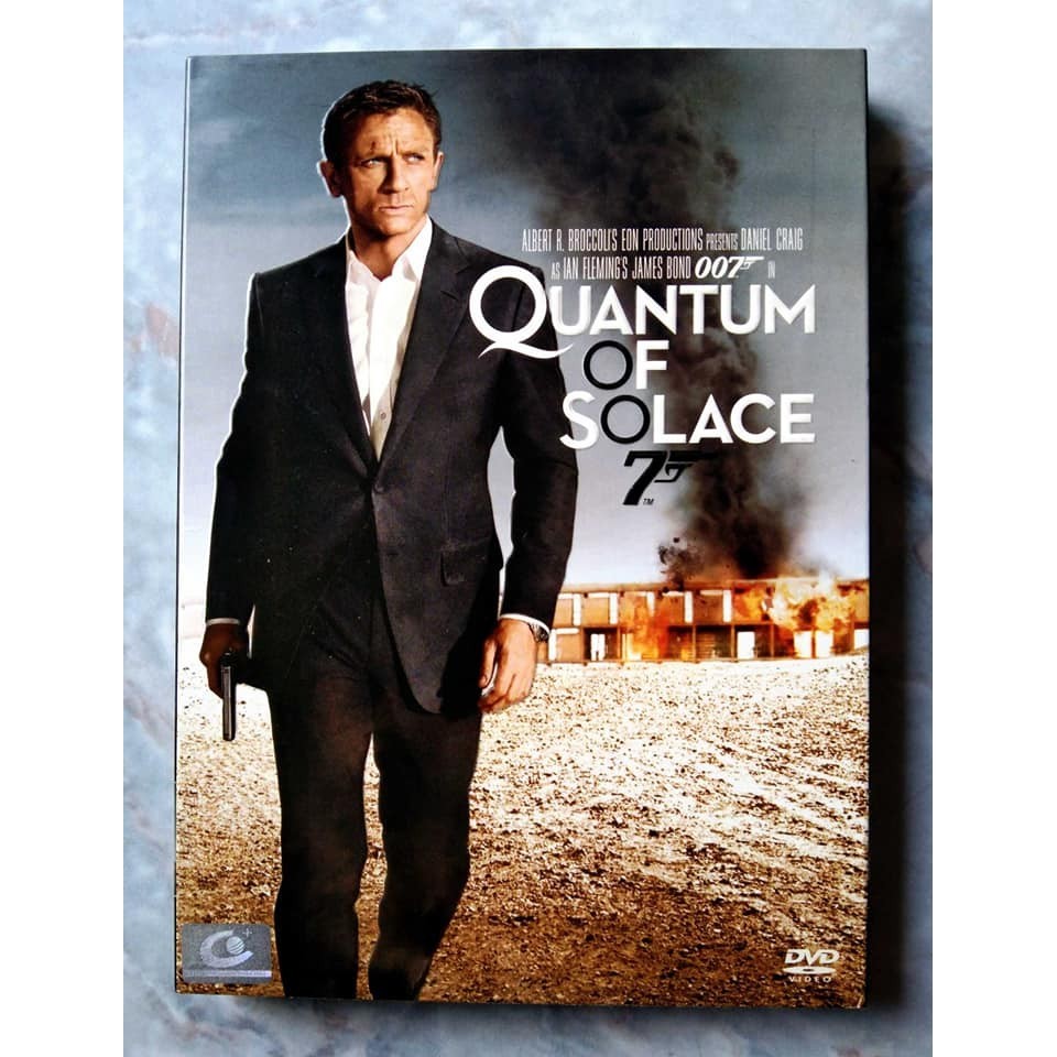 JAMES BOND 007 Quantum of Solace (2008) พยัคฆ์ร้ายทวงแค้นระห่ำโลก (DVD) Slipcase ดีวีดี กล่องสวม