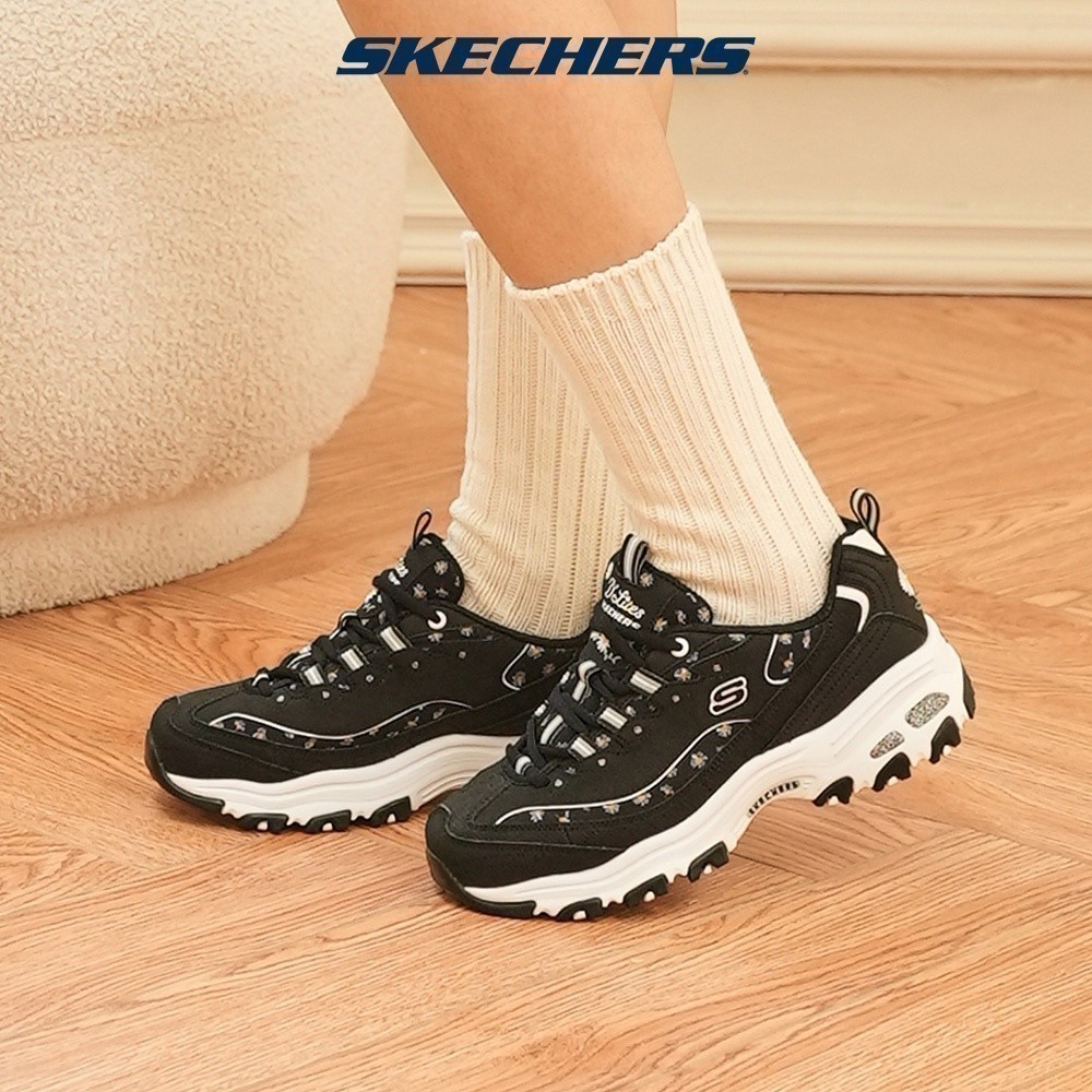 Skechers สเก็ตเชอร์ส รองเท้า ผู้หญิง Sport D'Lites 1.0 Shoes - 896180-BKW