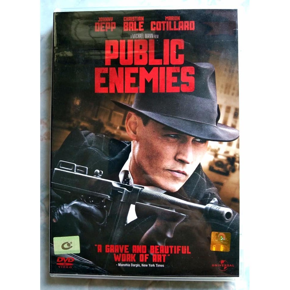 Public Enemies (2009) วีรบุรุษปล้นสะท้านเมือง (DVD) ดีวีดี