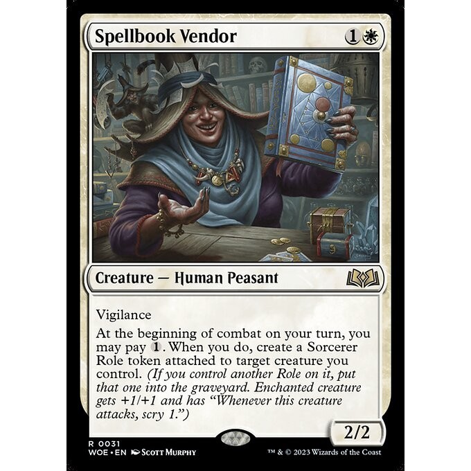 [Wilds of Eldraine] - [WOE] - (R) -[Spellbook Vendor] -  [2023]