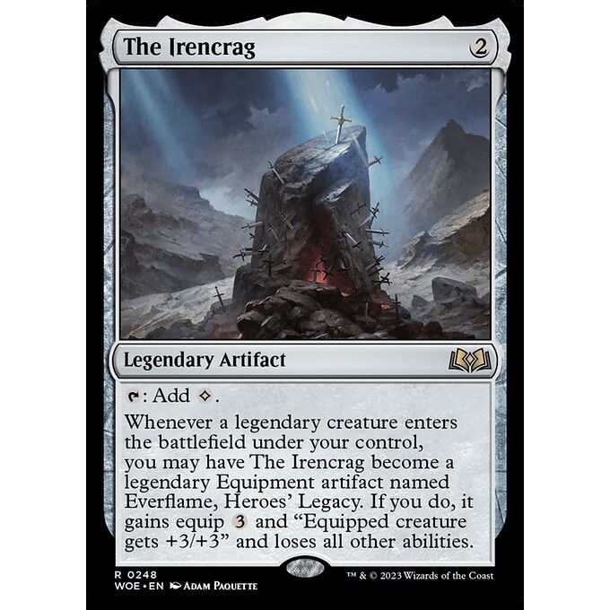 [Wilds of Eldraine] - [WOE] - (R) -[The Irencrag] -  [2023]