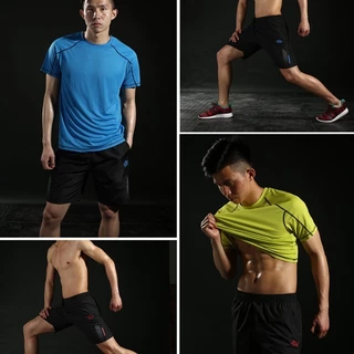กางเกงผ้าร่มขาสั้นผู้ชาย ขาสั้นเอวยางยืด ทรงกระบอกเล็ก เนื้อผ้าดี สวมใส่สบาย แฟชั่นลำลอง ใส่ทำกิจกรรมทุกวัน