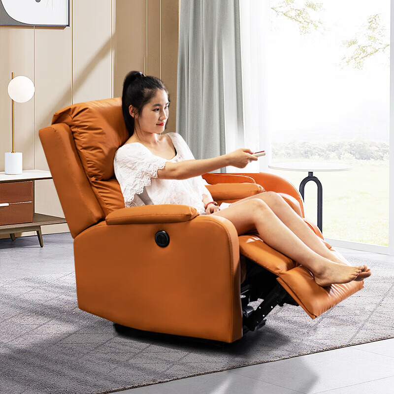 HotรับประกันคุณภาพFasidan First-Class Space Multi-Function Cabin Chair Faux Leather Electric Massage Chair Single-Seat S
