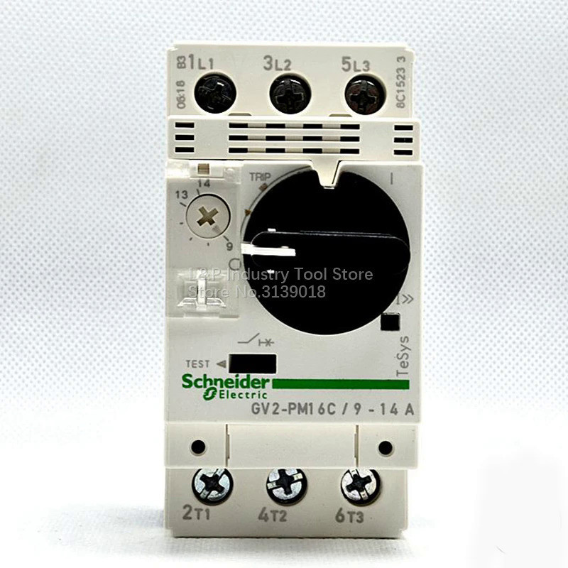 ใหม่ Original Schneider GV2 TeSys Deca GV2PM16C Magnetic Motor Circuit Breaker ป้องกัน GV2PM16C 9-14