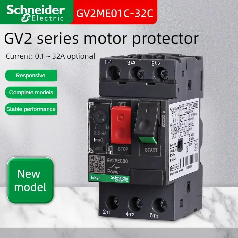 Schneider Motor Circuit Breaker Schneider 10C 22C 32C 0.1A-มอเตอร์ Start Protection Switchjavascript