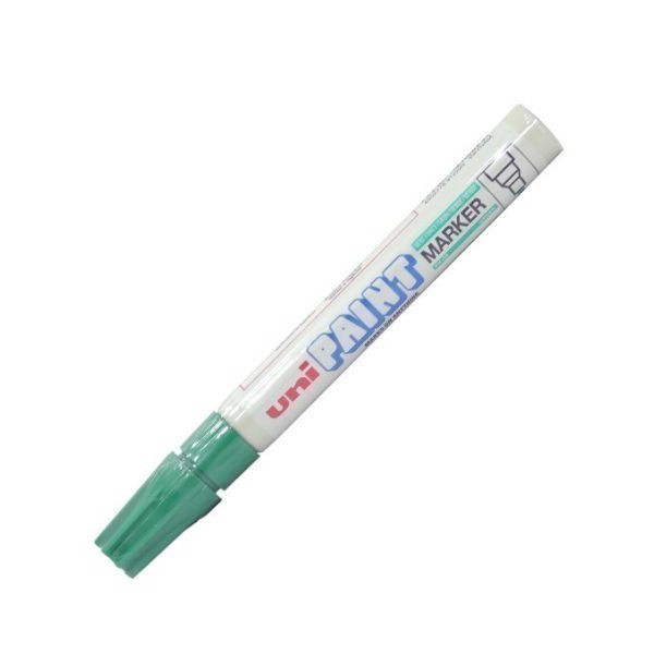 Uni ปากกาเพ้นท์ ปากกามาร์คเกอร์ PX-20 สีเขียว จำนวน 1 ด้าม
