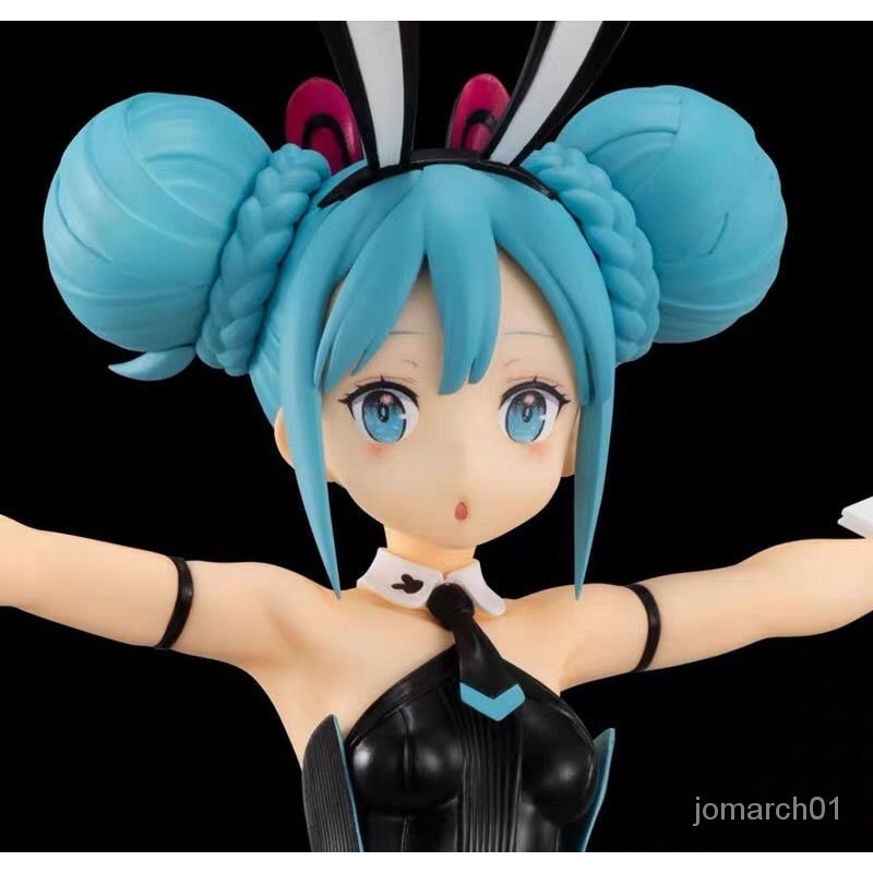 Hatsune Miku Hatsune Miku Miku กระต่ายดำ กระต่ายดำ Hatsune โมเดลตัวละคร Figure Model