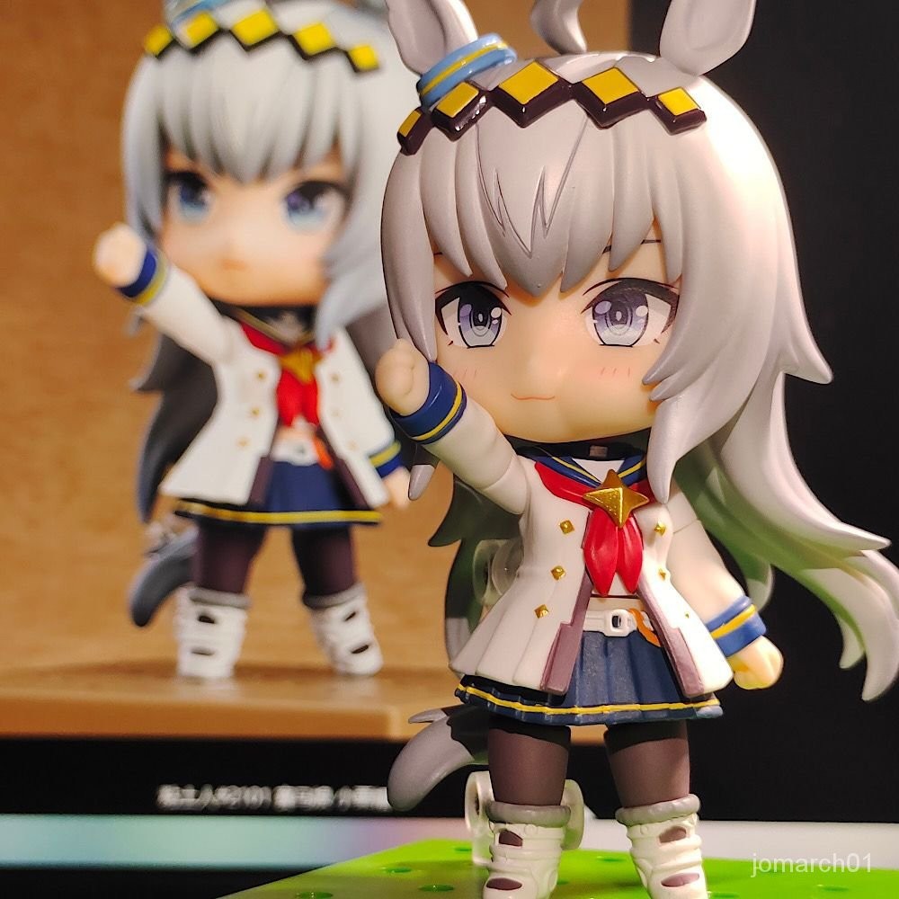 แม่แข่งม้า Pretty Derby Oguri Cap ม้าแข่งหมวกเกาลัด 2101ดินเคลื่อนย้ายได้Qการตกแต่งโมเดลตัวละคร