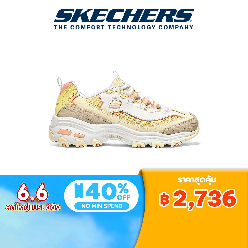 Skechers สเก็ตเชอร์ส รองเท้า ผู้หญิง Sport D'Lites 1.0 Shoes - 896209-YLMT