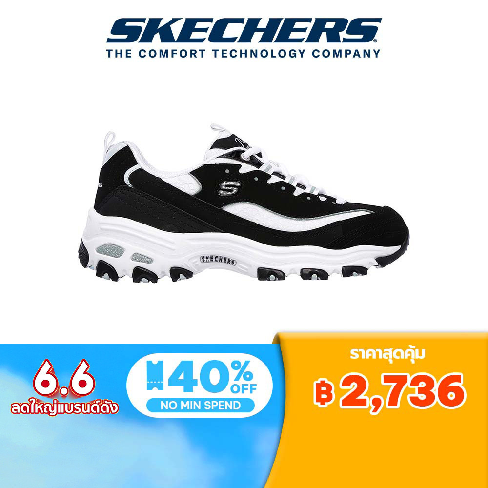 Skechers สเก็ตเชอร์ส รองเท้า ผู้หญิง Sport D'Lites 1.0 Shoes - 11959-BKW