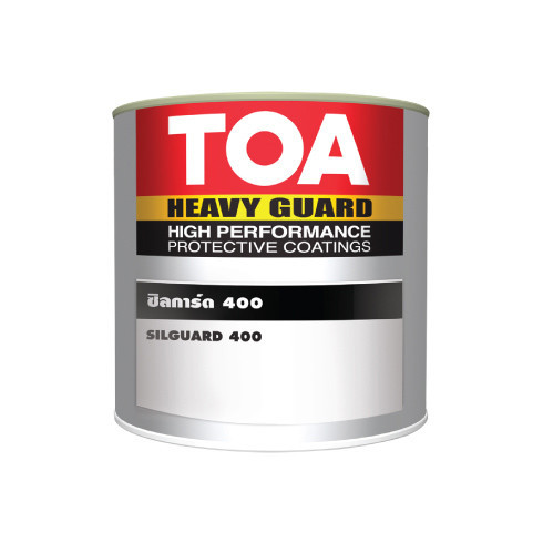 สีทนความร้อน SILGUARD400 #40333 สีเงิน กล. TOA