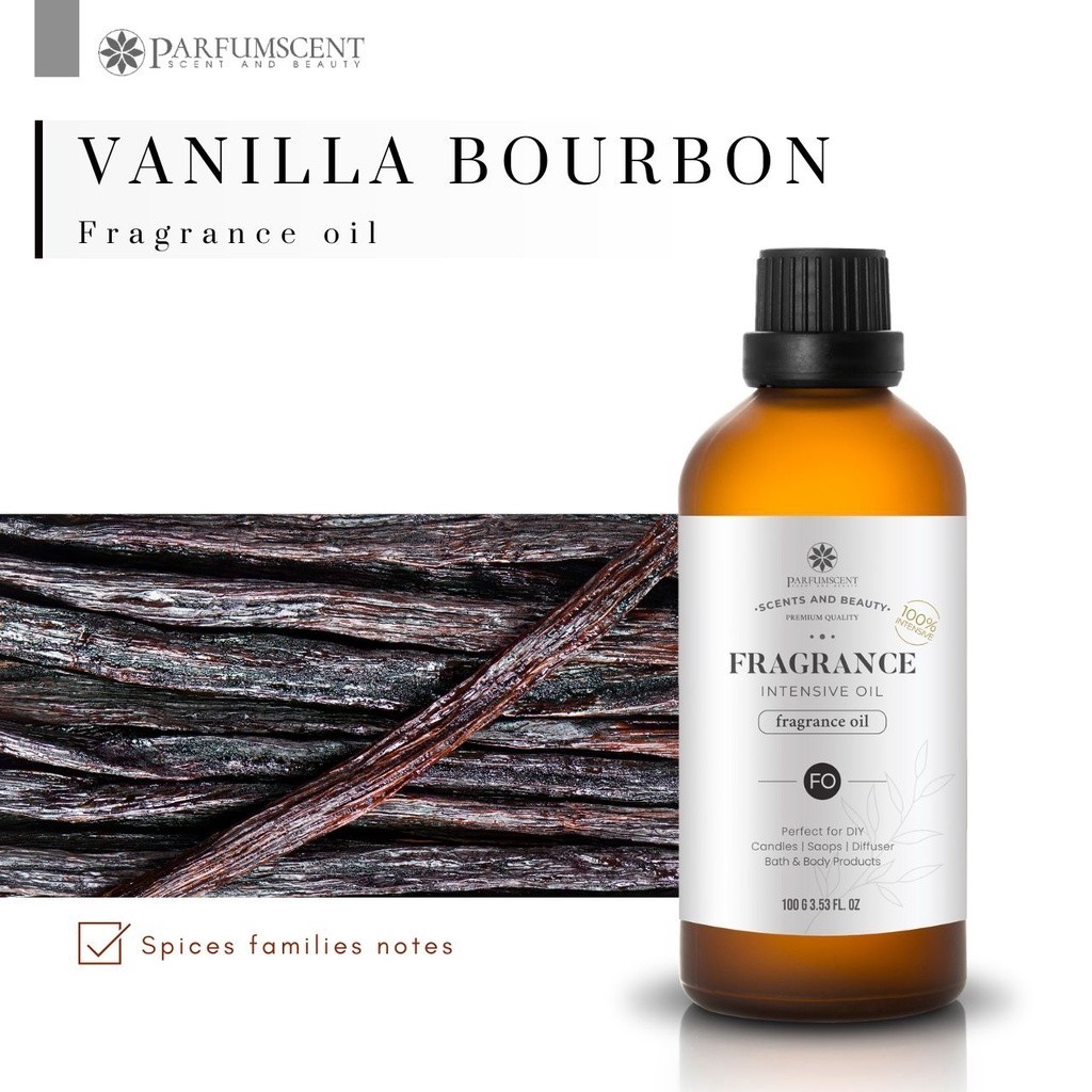 PARFUMSCENT หัวน้ำหอม Vanilla Bourbon Fragrance Oil