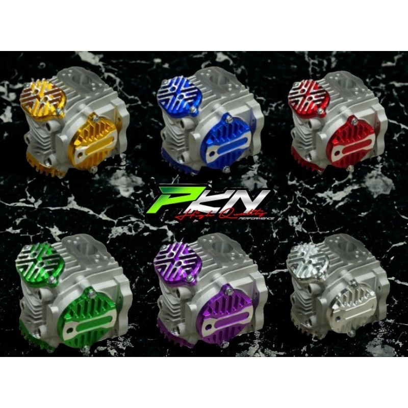 ฝาครอบ4วาล์วW125 มี สีแดง สีเขียว สีม่วง สีน้ำเงิน สีมิเนียม สีทอง อุปกรณ์โอลิงหัวระบายครบชุด