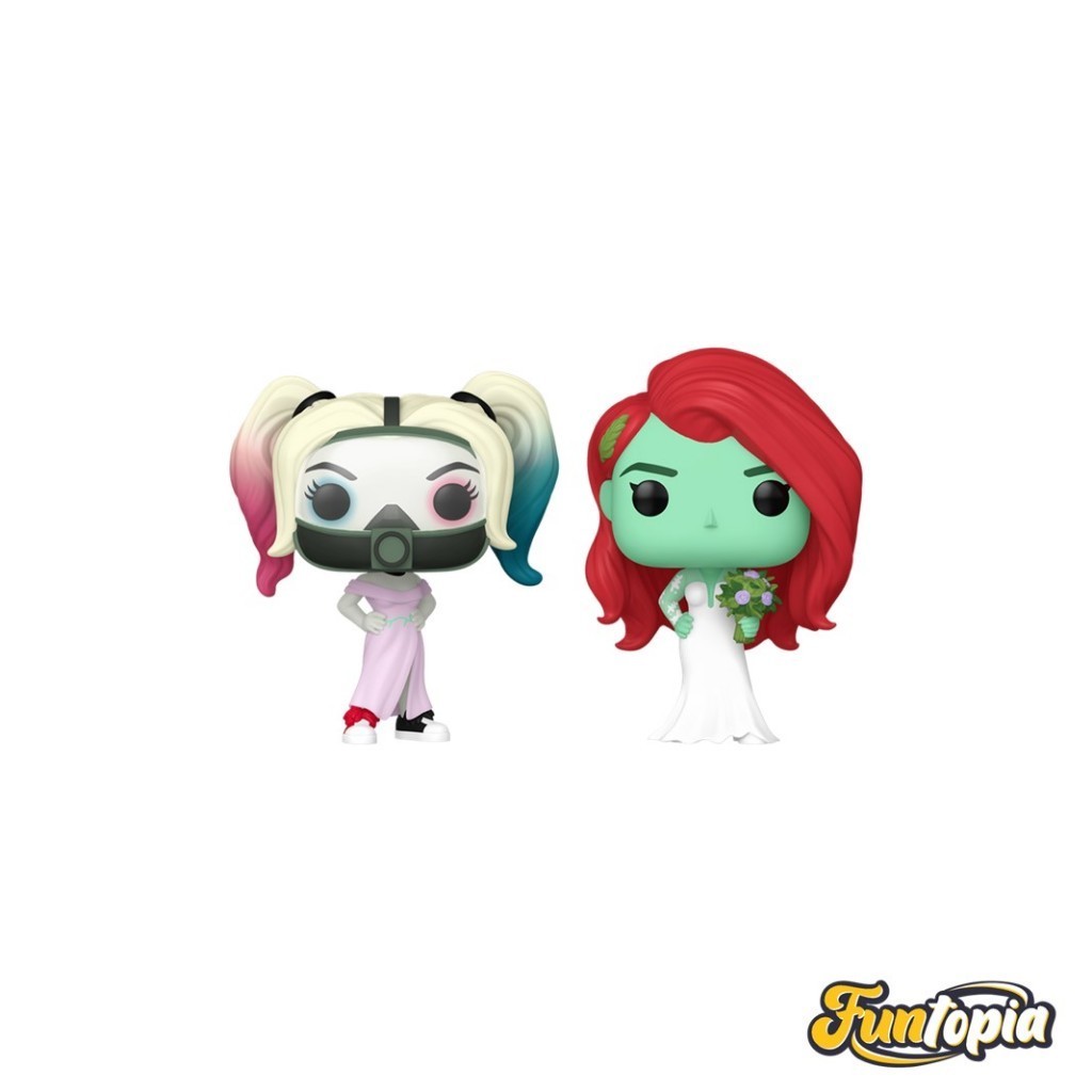 Funko POP! (76738) : Harley Quinn & Poison Ivy Wedding ver. (Exclusive) POP! Heroes:Harley Quinn Ani