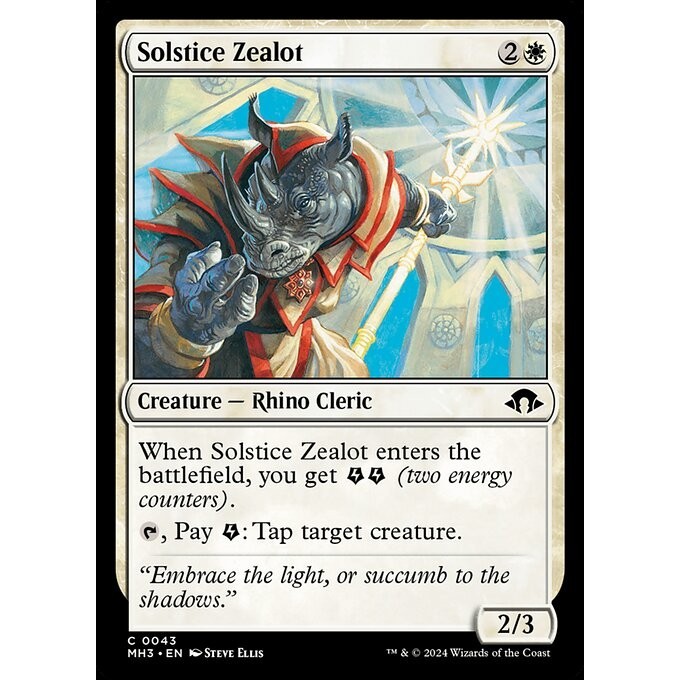 [Modern Horizons 3] - [MH3] - (C) -[Solstice Zealot] -  [2024]