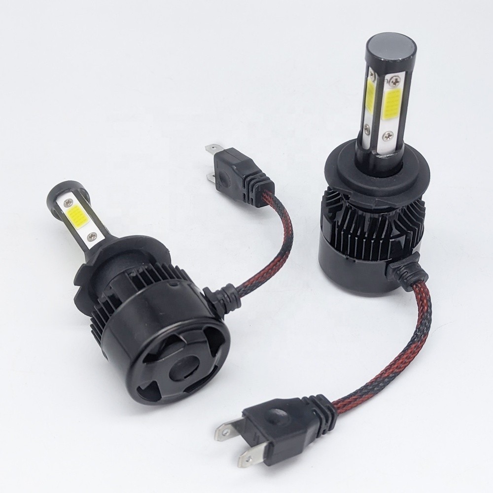 Infitary 4 Side Auto Car LED H7 Headlight H4 LED Light Bulb 9005 9006 9012 H11 Motorcycle H4 LED Hea