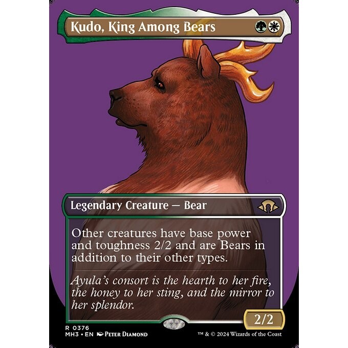 [Modern Horizons 3] - [MH3] - (R) -[Kudo, King Among Bears] -  [2024]