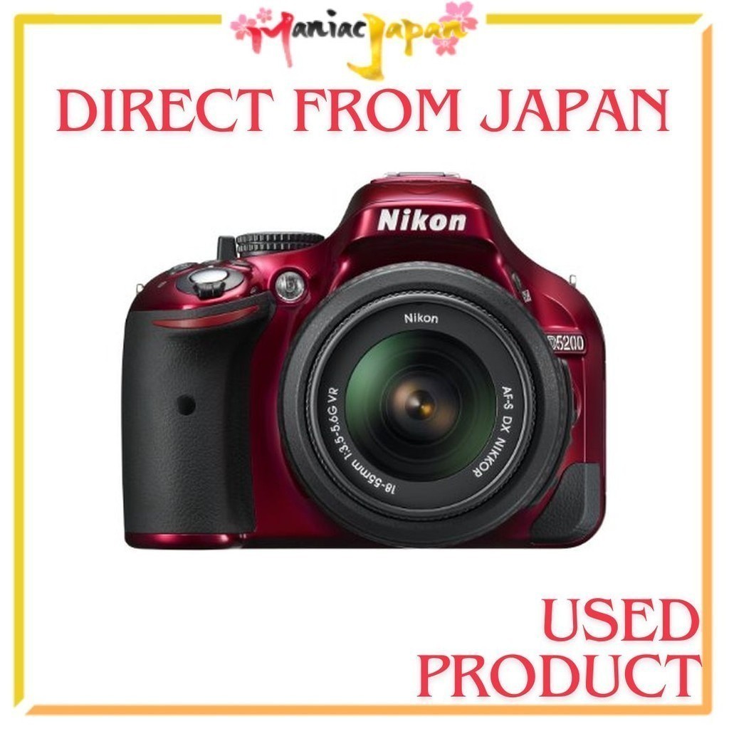 [ กล้องมือสองจากญี่ปุ่น ] [ กล้อง DSLR ] Nikon Digital SLR Camera D5200 Lens Kit AF-S DX NIKKOR 18-5