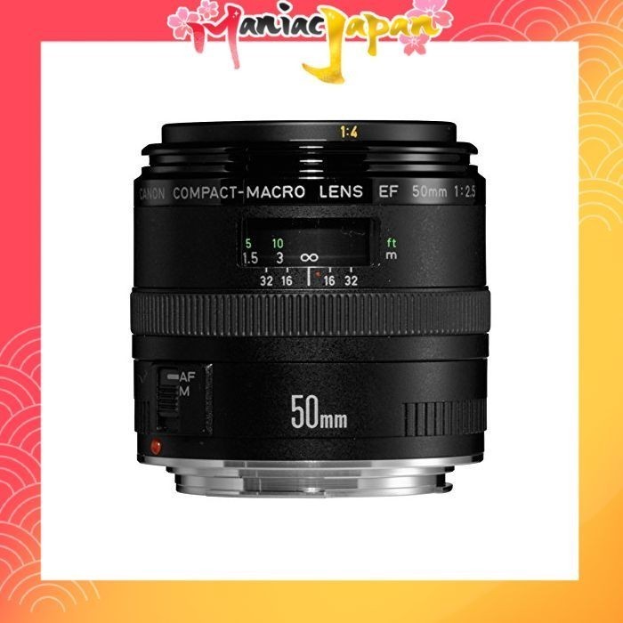 [ กล้องมือสองจากญี่ปุ่น ] Canon Prime Macro Lens EF50mm F2.5 Compact Macro Full-frame