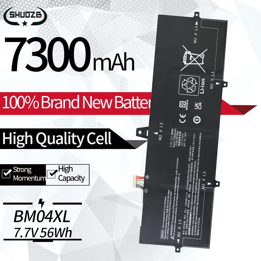 NEW BM04XL HSTNN-DB8L Battery For HP EliteBook x360 1030 G3 G4 Series L02031-2C1 L02031-541 L02478-8