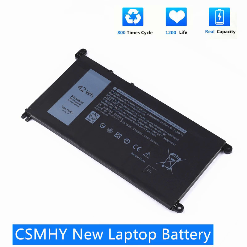CSMHY ใหม่ YRDD6แบตเตอรี่สำหรับ Dell Inspiron 5482 5480 5481 5485 5491 5591 5593 3583 3310 2-In-1 34