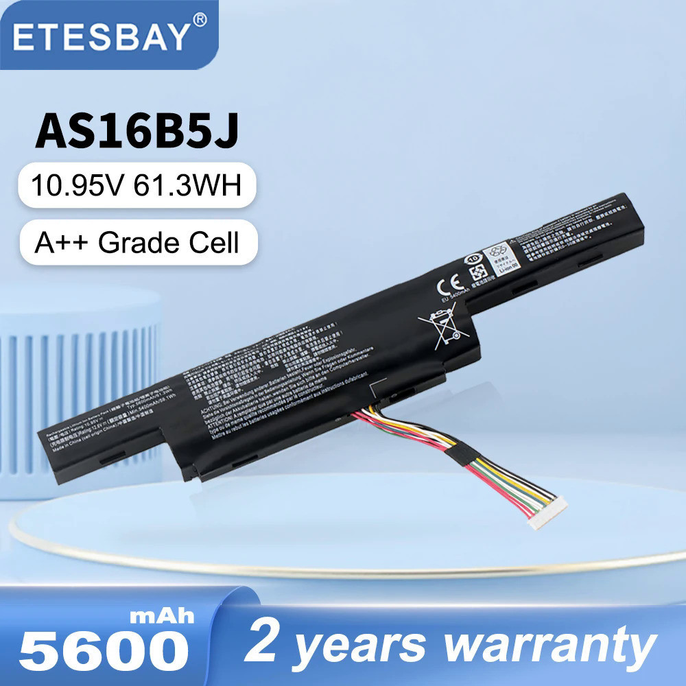 ETESBAY AS16B8J 3ICR19แบตเตอรี่แล็ปท็อปสำหรับ Acer Aspire E5-575G-53VG E5-575G-75MD E5-575G-534 AS16