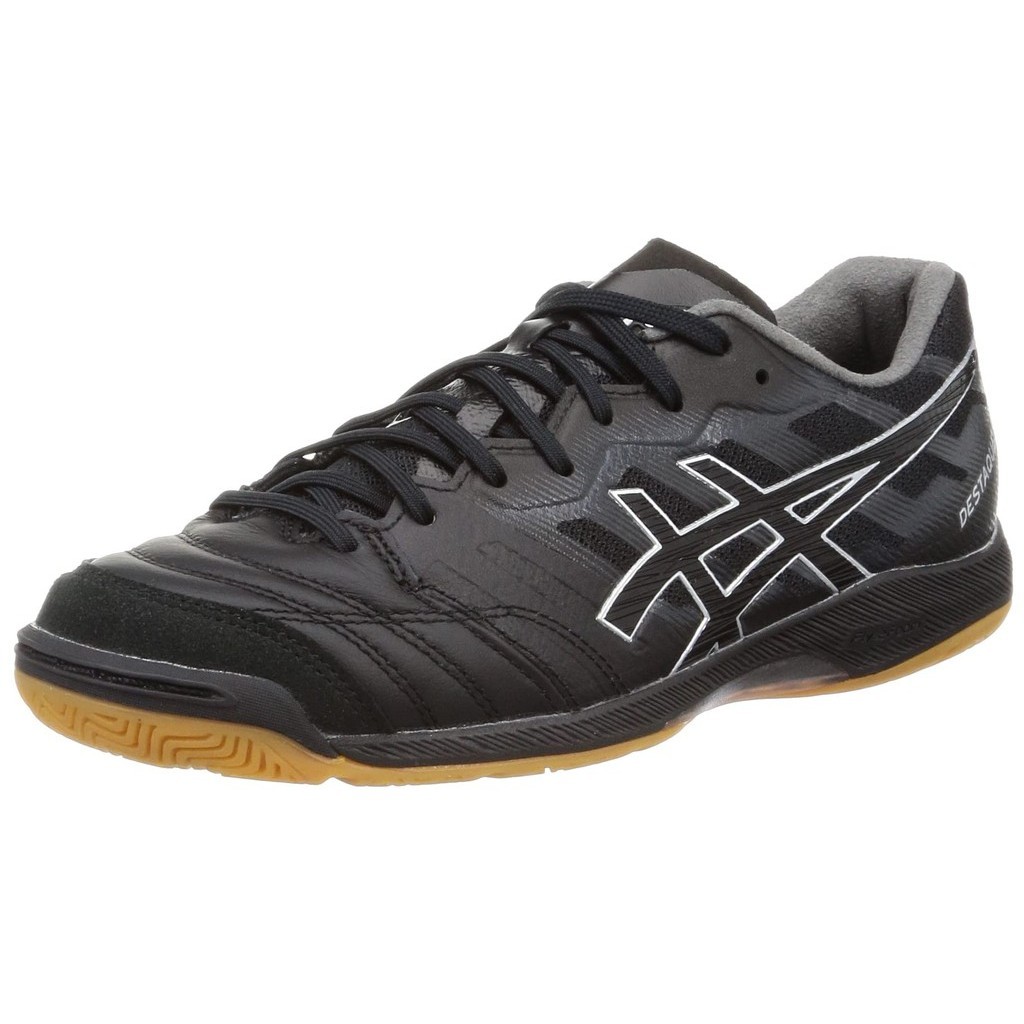 รองเท้าฟุตซอล ASICS DESTAQUE K FF Men's 001 Black/Black 23.0 cm 2E001 (สีดำ/สีดำ)23.0 cm 2E สินค้าขอ