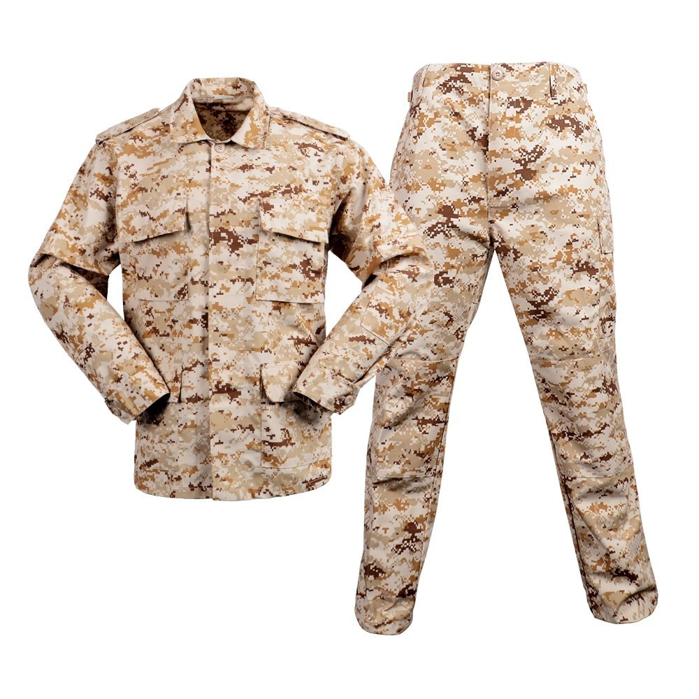 Desert BDU tactical camouflage military uniform clothes suit men US army clothes military combat shi
