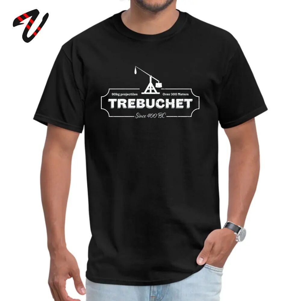 【COD】Adult Top T-shirts Trebuchet Grunge Design Classic T Shirt Kiss Round Collar Religion Sleeve De