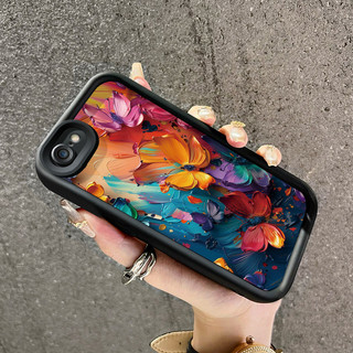 เคสสำหรับ iPhone 6 Plus 6s Plus 7 Plus 8 Plus SE 2020 เคสครอบป้องกันผีเสื้อที่สวยงาม