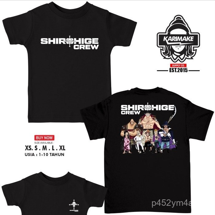 【COD】Isang PIECE SHIROHIGE CREW ACE MARCO IZO T-Shirt Japanese Tees