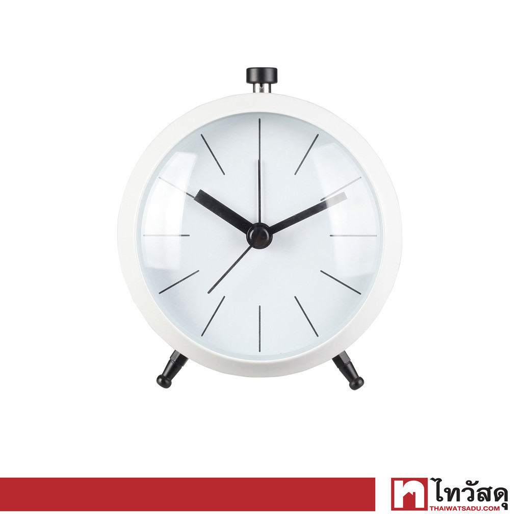 KASSA HOME นาฬิกาปลุกตั้งโต๊ะ รุ่น 111.23020-WH สีขาว
