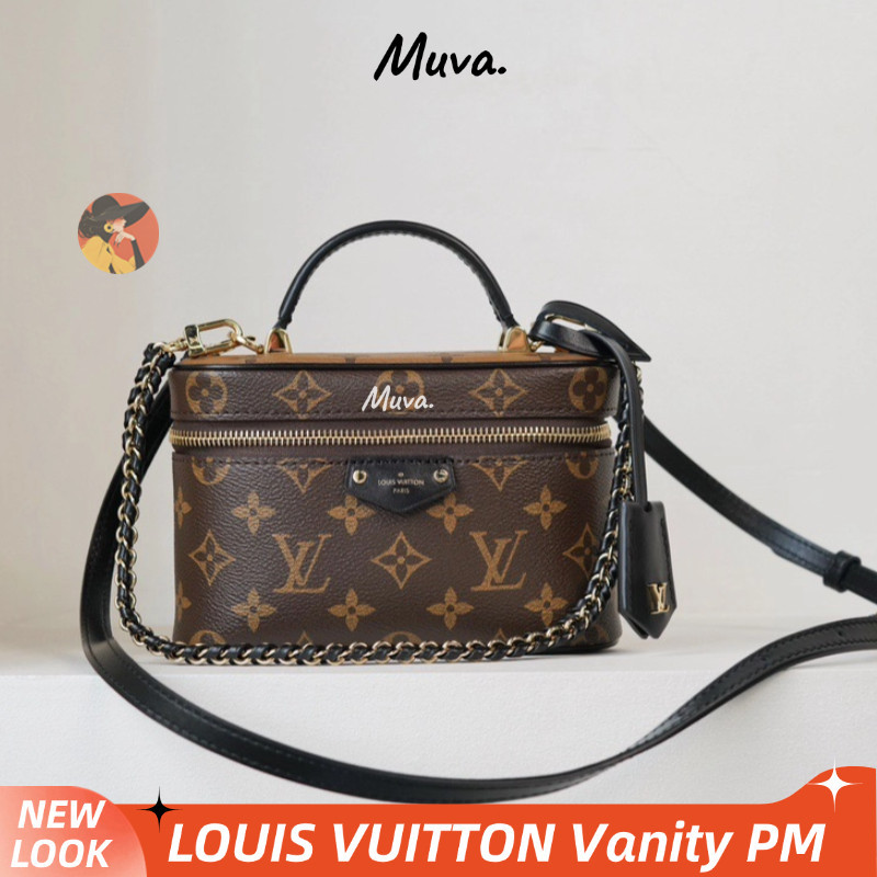 หลุยส์วิตตอง👜 LOUIS VUITTON Women's Vanity PM BAG LV Cosmetic Bag