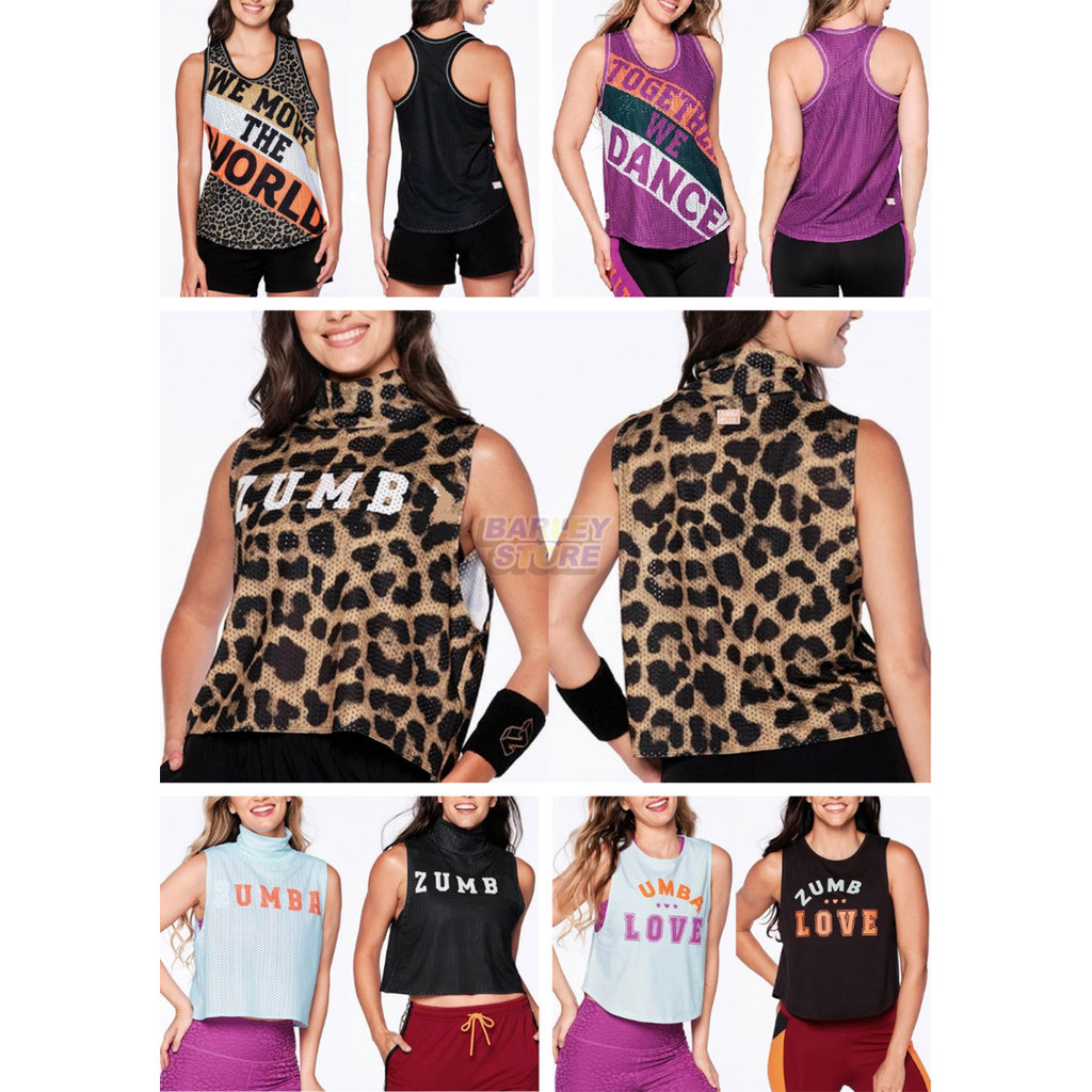 【COD】Zumba ZW Workout Clothes Sporty Clothing New Ladies Dance Top ZUMBA Dance Fitness Vest 193