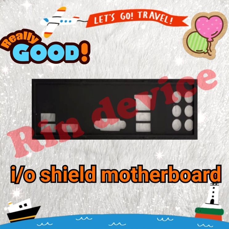 i/o shield Motherboard asus h81m-e m51ad dp_mb   #ฝาหลังเมนบอร์ด
