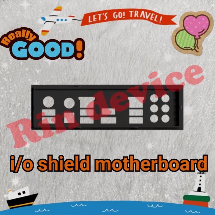 i/o shield mainboard asus p5q-e   #ฝาหลังเมนบอร์ด