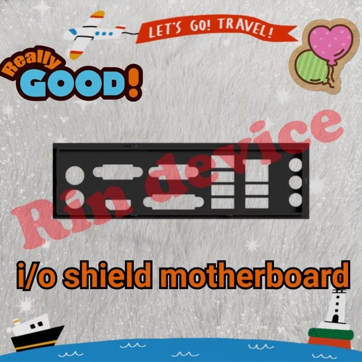 i/o shield mainboard asus p7h55-m si   #ฝาหลังเมนบอร์ด