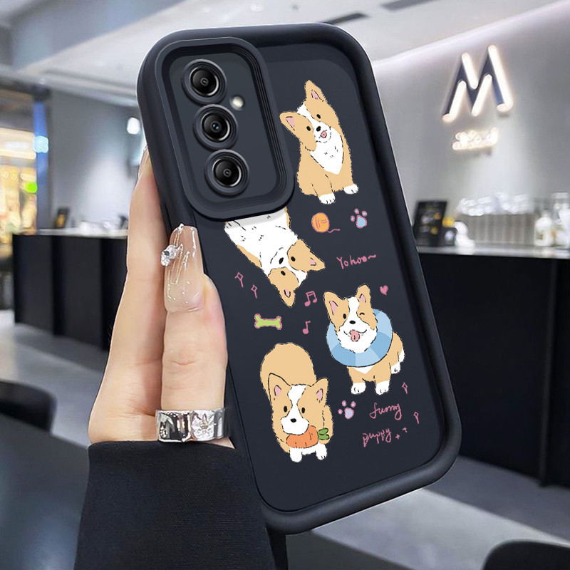 เคสสำหรับ Samsung Galaxy A14 4G A14 5G เคสครอบลูกสุนัขน่ารักรูปแบบ