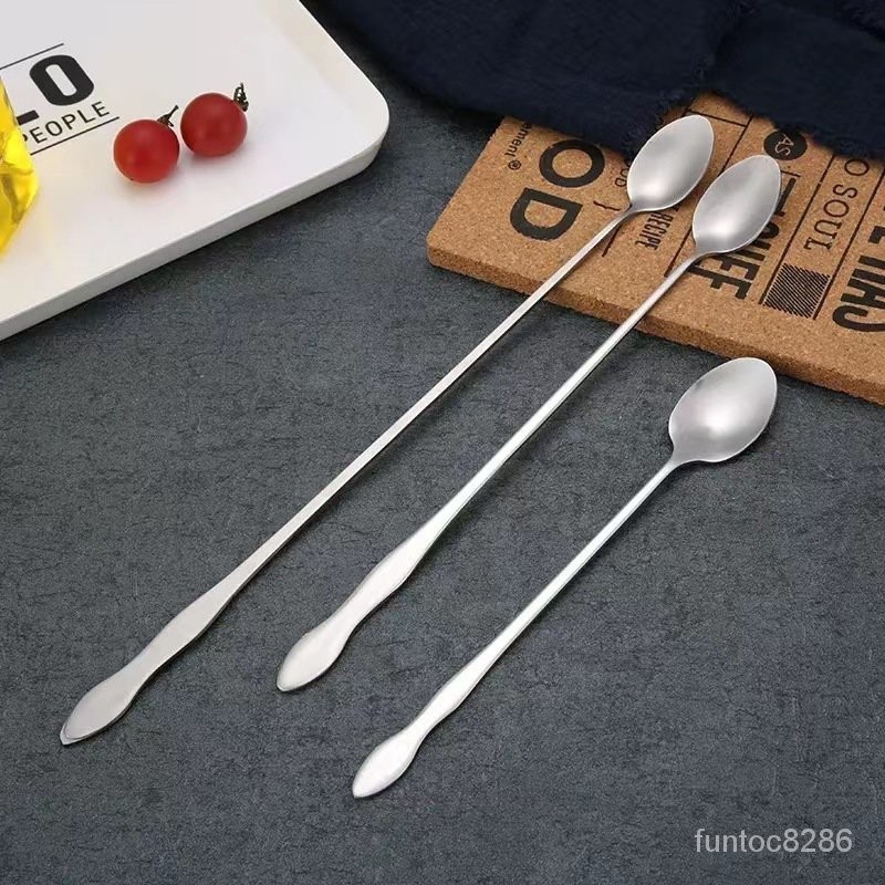 ช้อนคนด้ามยาว สแตนเลส มีให้เลือก ยาว 20/26cm stirring