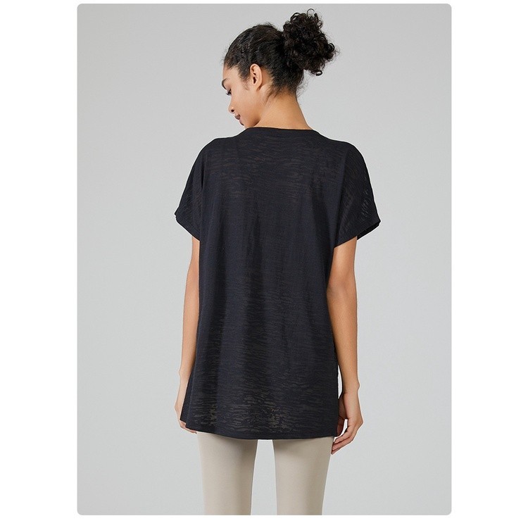 Wmuncc เสื้อเบลาส์แขนยาว ทรงหลวม น้ําหนักเบา ลายดอกไม้ เหมาะกับใส่เล่นโยคะ ฟิตเนส สําหรับผู้หญิง - รูปที่ 2