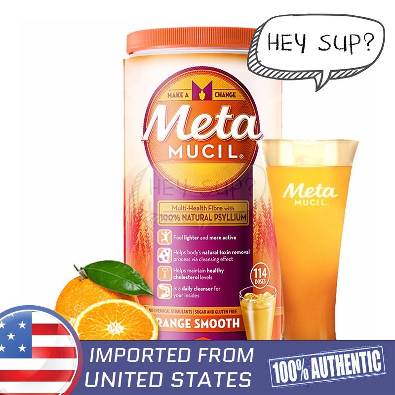 Metamucil Fibre Supplement Smooth Orange 114 Dose 673g