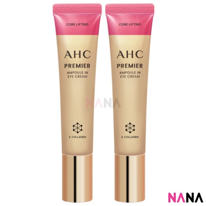 AHC Premier Ampoule In Eye Cream 40ml x2 พรีเมียร์ แอมพูล อิน อาย ครีม 40 มล. x 2 กระปุก (เอเอชซี อาย ครีม ซีซั่น 12)