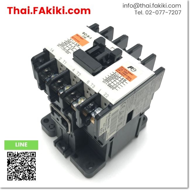 (C)Used, SC-5-1 AC200V 1a 1b, Magnetic Contactor, FUJI (66-100-979)