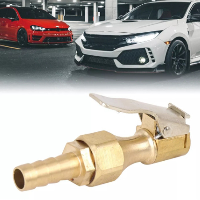 หัวสูบลม 1/4 พร้อมหางปลา ขนาด  6 มิล และ 8 มิล ชนิดทองเหลิอง อะแดปเตอร์ ทนทาน ต่อการใช้งาน พร้อมส่ง - รูปที่ 2